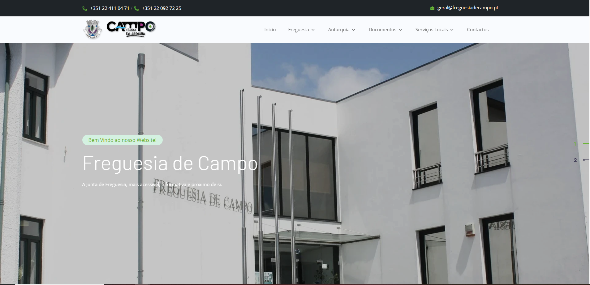 Junta de Freguesia de Campo apresenta nova plataforma digital